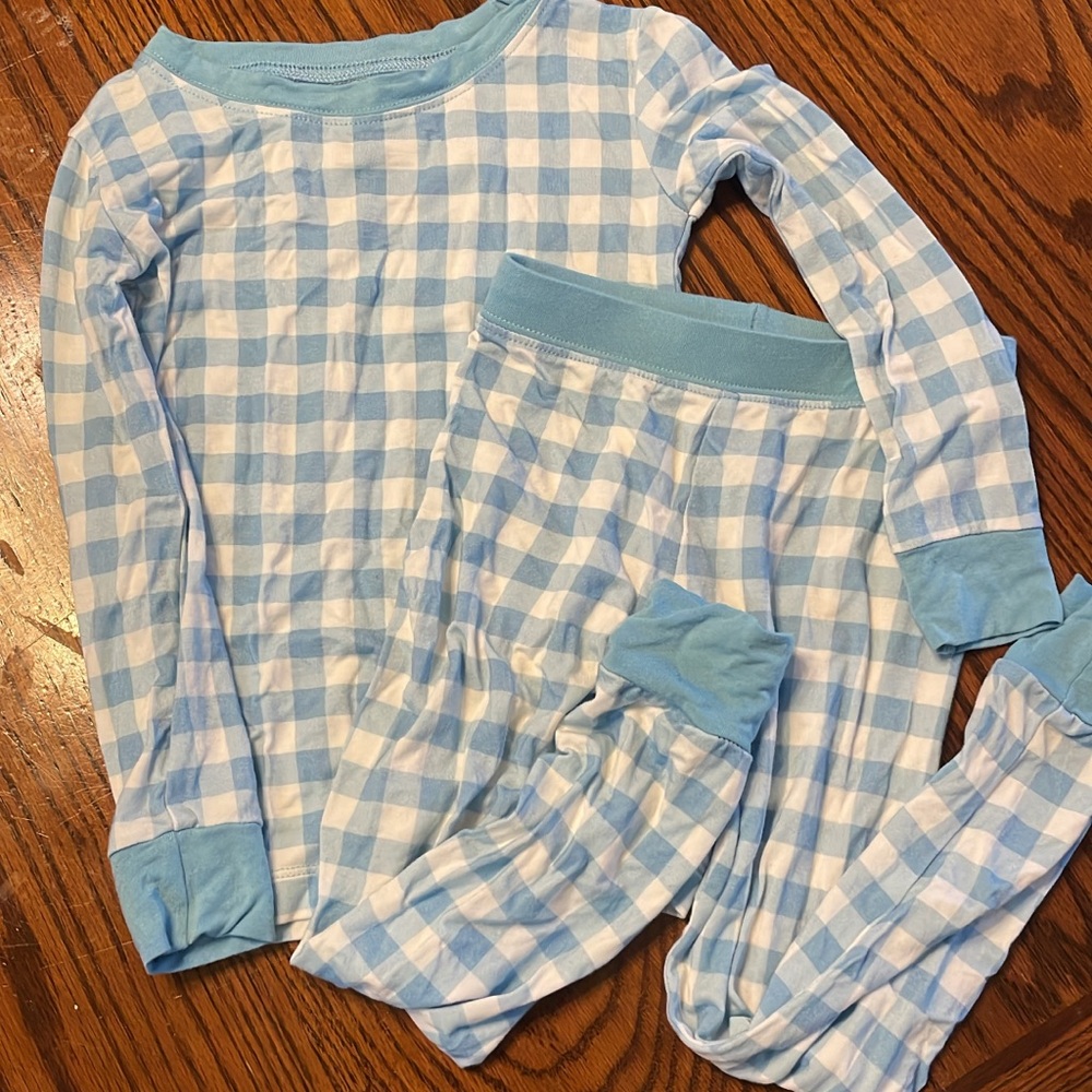 2T Bamboo Checkered PJs